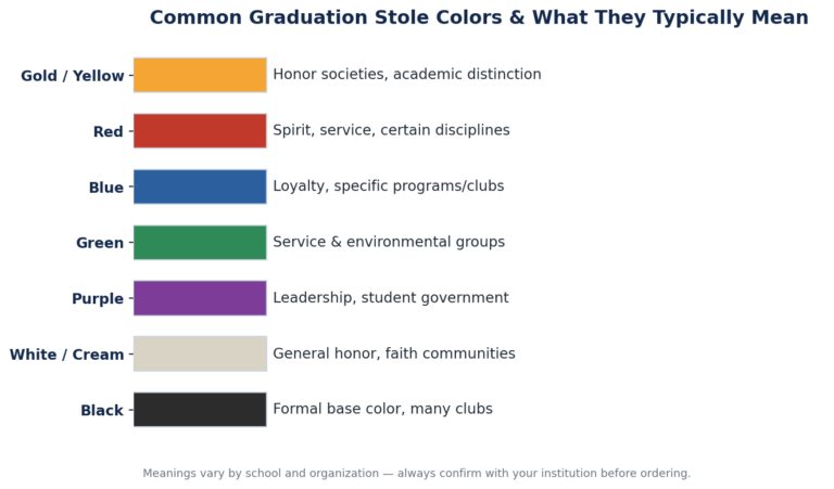What Is a Graduation Stole? Meaning, Colors, and Etiquette