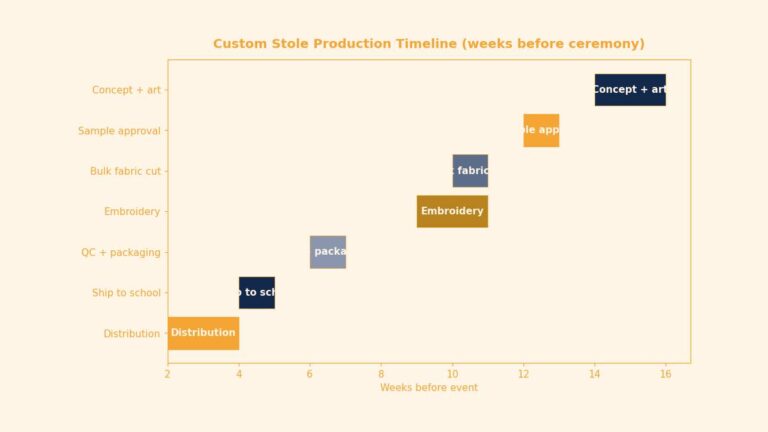 Custom Graduation Stole Ordering Timeline — featured image