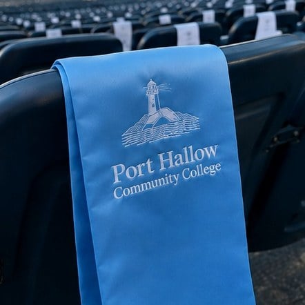 Branded graduation stoles with logo