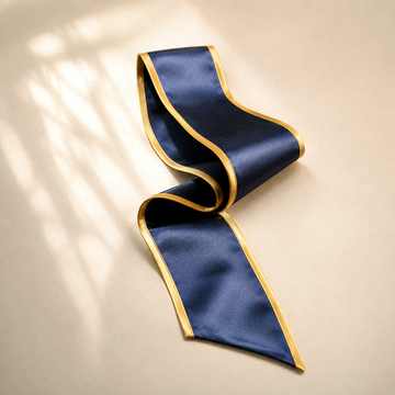 Custom satin graduation stole personalized with text and artwork