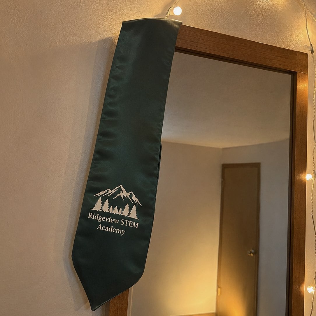 Custom printed graduation stoles in bulk